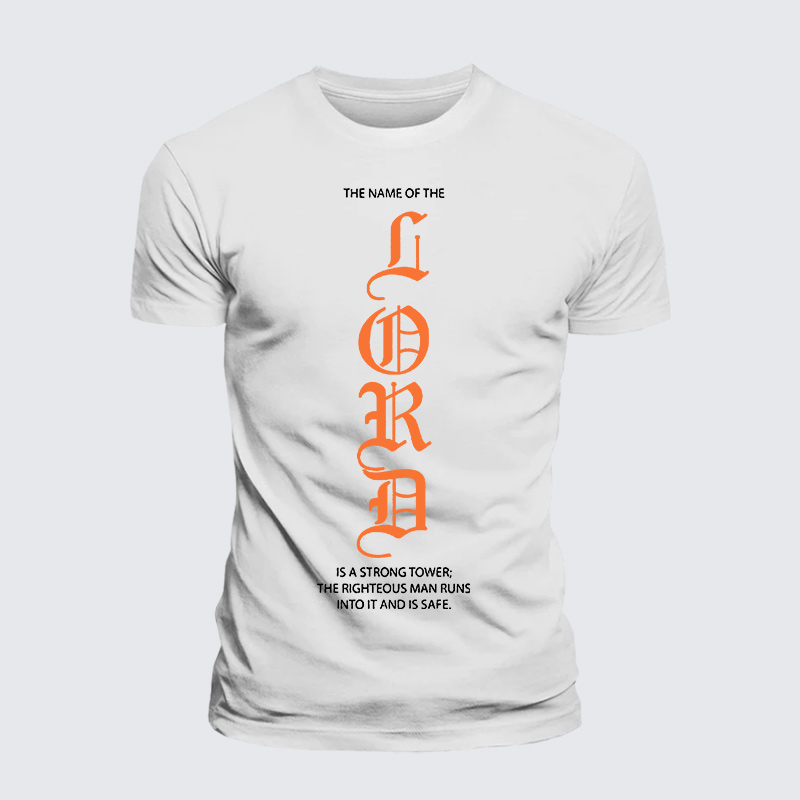LORD Jesus God Christian Premium Mercerized Cotton Tee