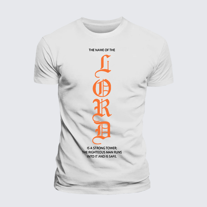LORD Jesus God Christian Premium Mercerized Cotton Tee