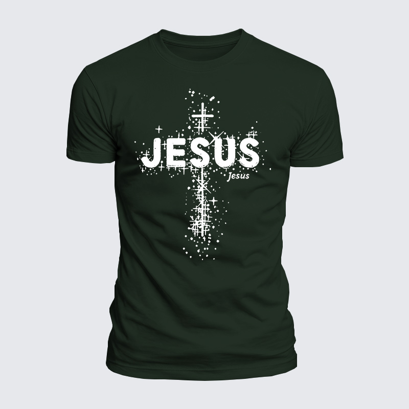 Faith Jesus God Christian  – Luxe Mercerized Interlock Cotton Tee