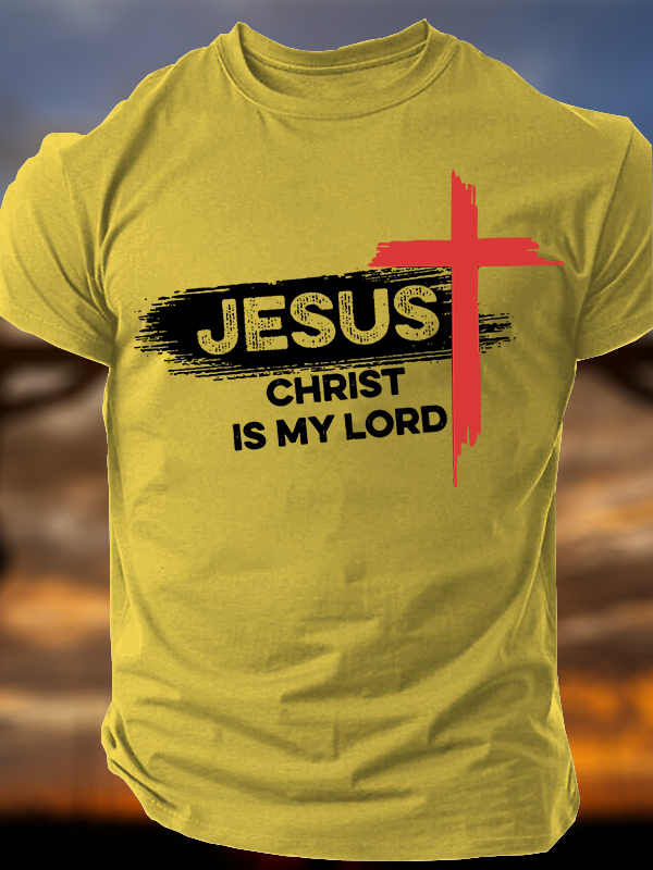 Jesus Christ Is My Lord Christian Cotton T-Shirt