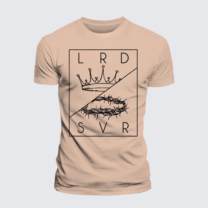 Lord Savior Jesus God Christian Premium Mercerized Cotton Tee