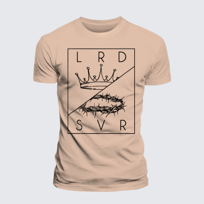 Lord Savior Jesus God Christian Premium Mercerized Cotton Tee