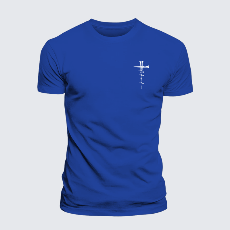 Cross Redeemed Jesus God Christian Cotton T-Shirt