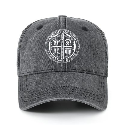 Heritage Washed Cap - Armor of God – Ephesians 6:10–18 Christian Warrior