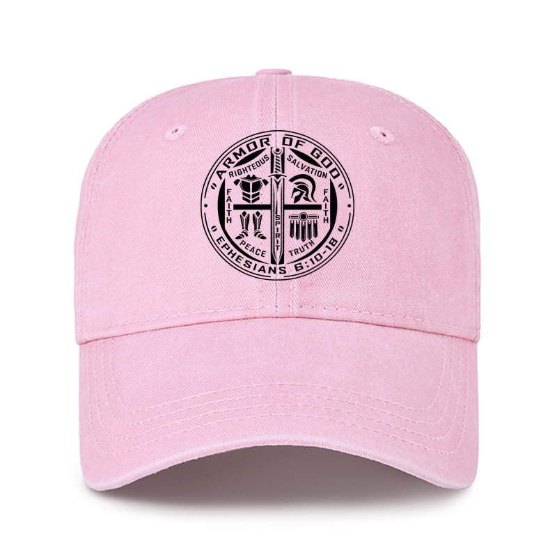 Heritage Washed Cap - Armor of God – Ephesians 6:10–18 Christian Warrior
