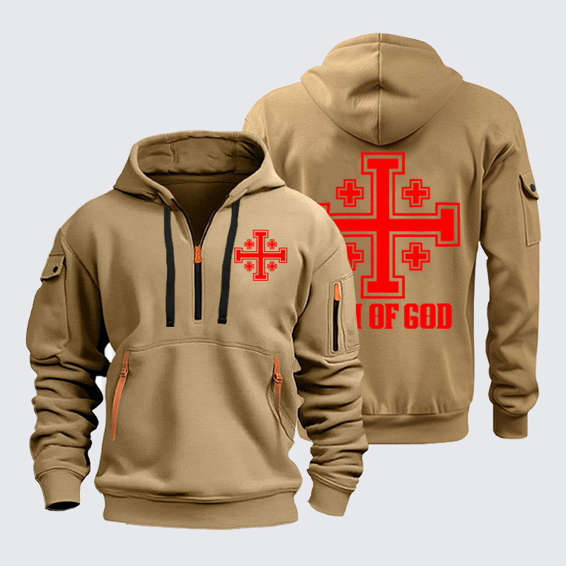Zipper Hoodies –Son of God – Jerusalem Cross
