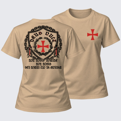 Women's T-shirts -  Non Nobis Domine, Non Nobis, Sed Nomini Tuo Da Gloriam