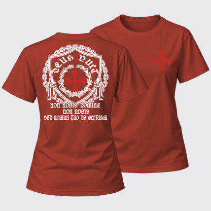 Women's T-shirts -  Non Nobis Domine, Non Nobis, Sed Nomini Tuo Da Gloriam