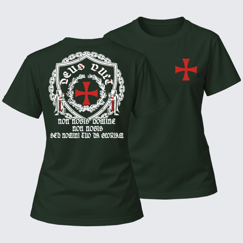 Women's T-shirts -  Non Nobis Domine, Non Nobis, Sed Nomini Tuo Da Gloriam