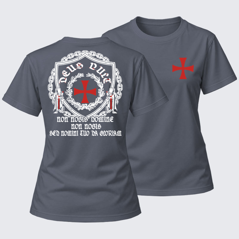 Women's T-shirts -  Non Nobis Domine, Non Nobis, Sed Nomini Tuo Da Gloriam