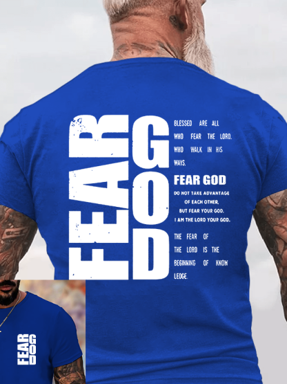Fear God Christian Cotton T-Shirt