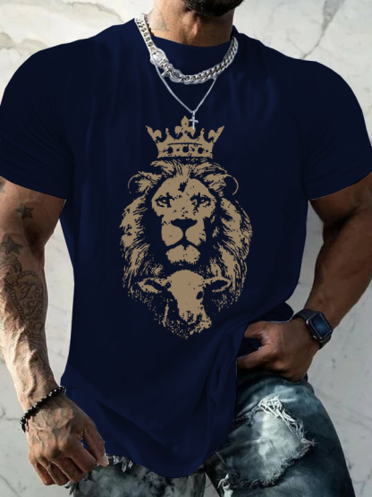 Cross Crew Neck Christian Cotton T-Shirt