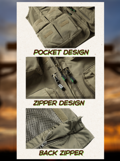 [Copy]Cross Printed Jesus God Christian Outdoor Quick-dry Vest