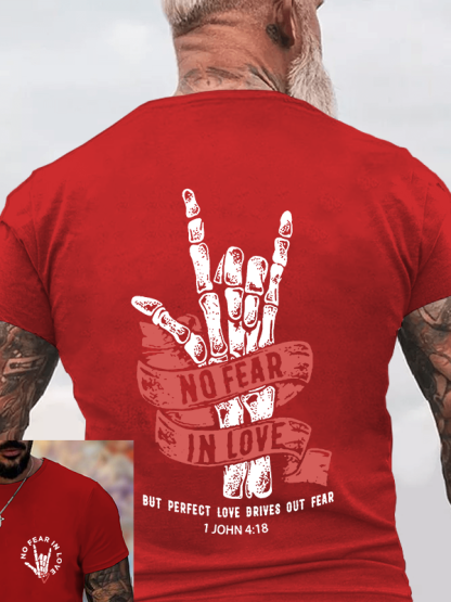 No Fear In Love Christian Cotton T-Shirt
