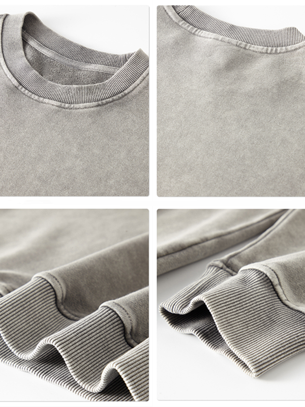 Man of Faith Christian Washed Sweatshirt