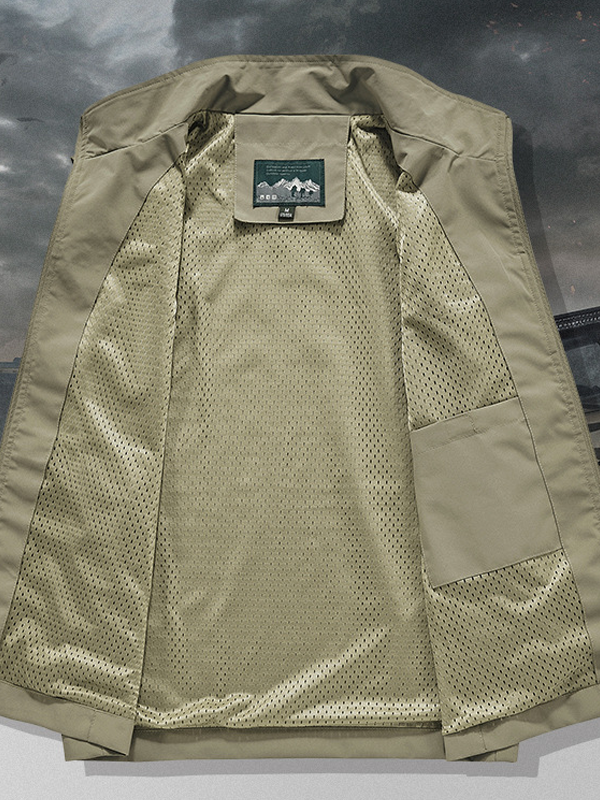 Cross Printed Jesus God Christian Outdoor Quick-dry Vest