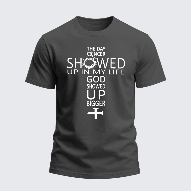 Heavyweight Cotton Tee - The Day Cancer Appeared in My Life