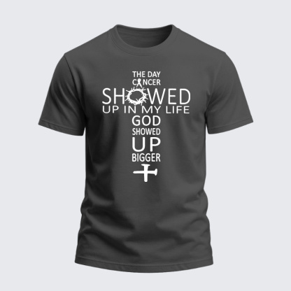 Heavyweight Cotton Tee - The Day Cancer Appeared in My Life
