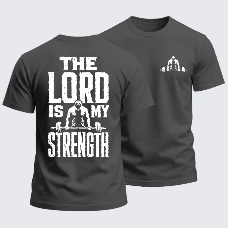 Heavyweight Cotton Tee - Lord Is My Strength