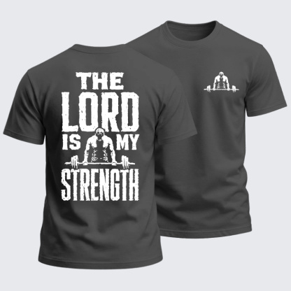 Heavyweight Cotton Tee - Lord Is My Strength