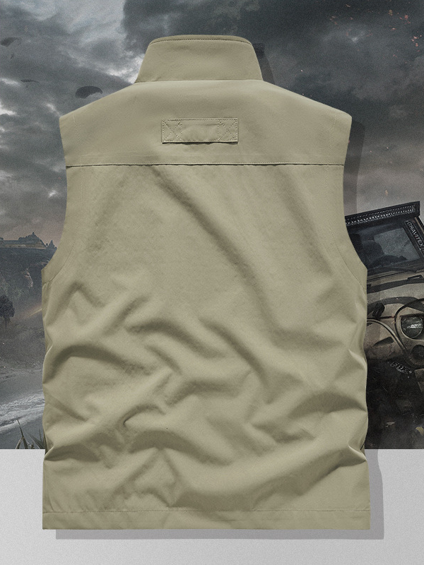 Cross Printed Jesus God Christian Outdoor Quick-dry Vest