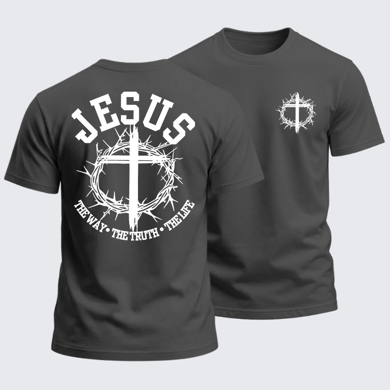 Heavyweight Cotton Tee - The Way The Truth The Life