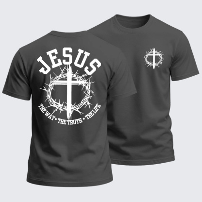 Heavyweight Cotton Tee - The Way The Truth The Life