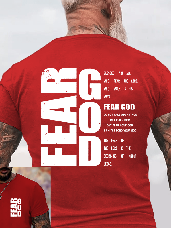 Fear God Christian Cotton T-Shirt