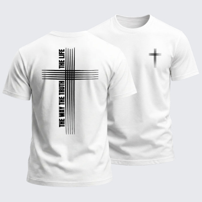 Heavyweight Cotton Tee - The Way The Truth The Life