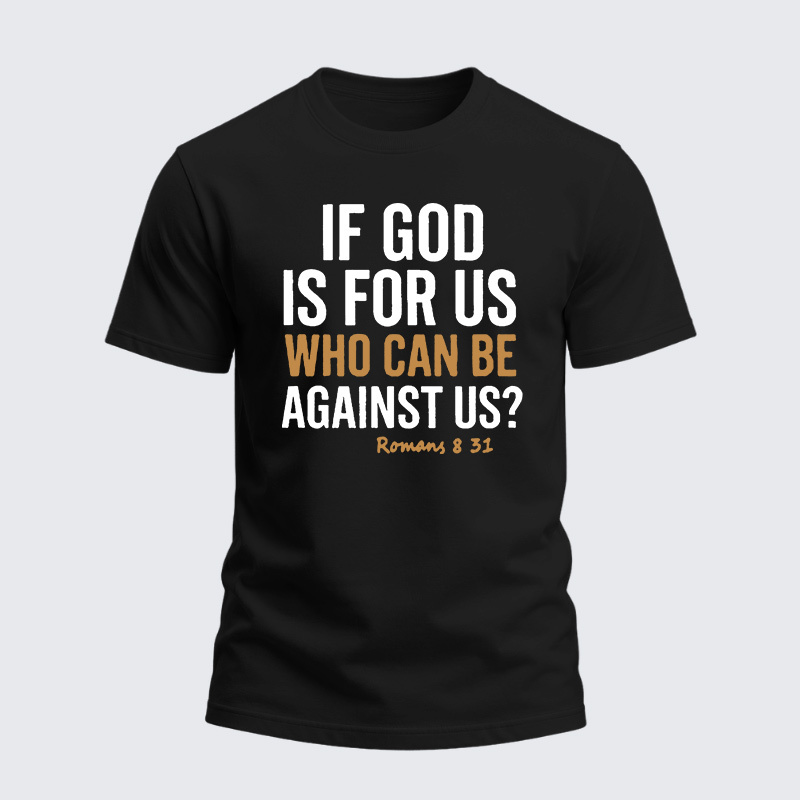 Man Of God Husband Dad Jesus God Christian Cotton T-Shirt