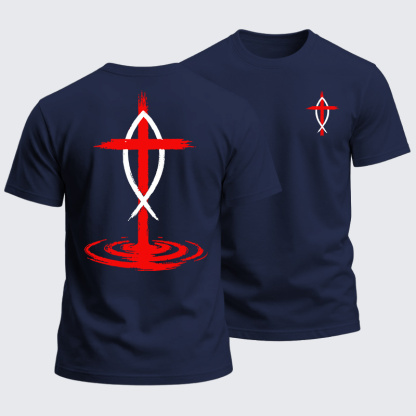 Heavyweight Cotton Tee - The Fisher’s Cross