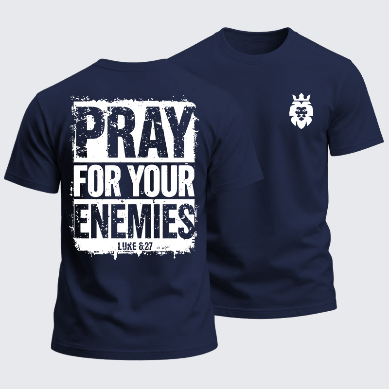 Heavyweight Cotton Tee - Pray For Your Enemies