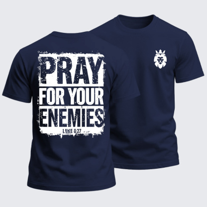 Heavyweight Cotton Tee - Pray For Your Enemies