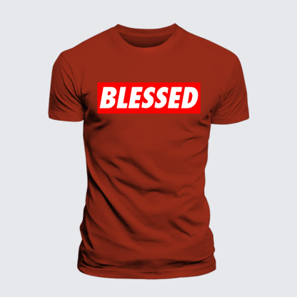 Blessed Jesus God Christian Premium Mercerized Cotton Tee