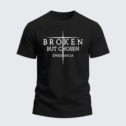 Heavyweight Cotton Tee - Broken But Chosen