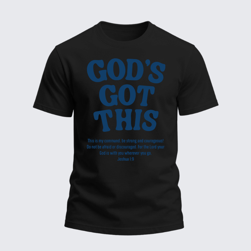 Heavyweight Cotton Tee - God's Got This Jesus God