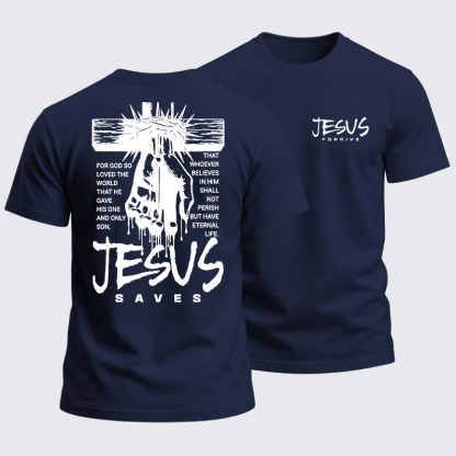 [Copy]Heavyweight Cotton Tee - Jesus Forgive