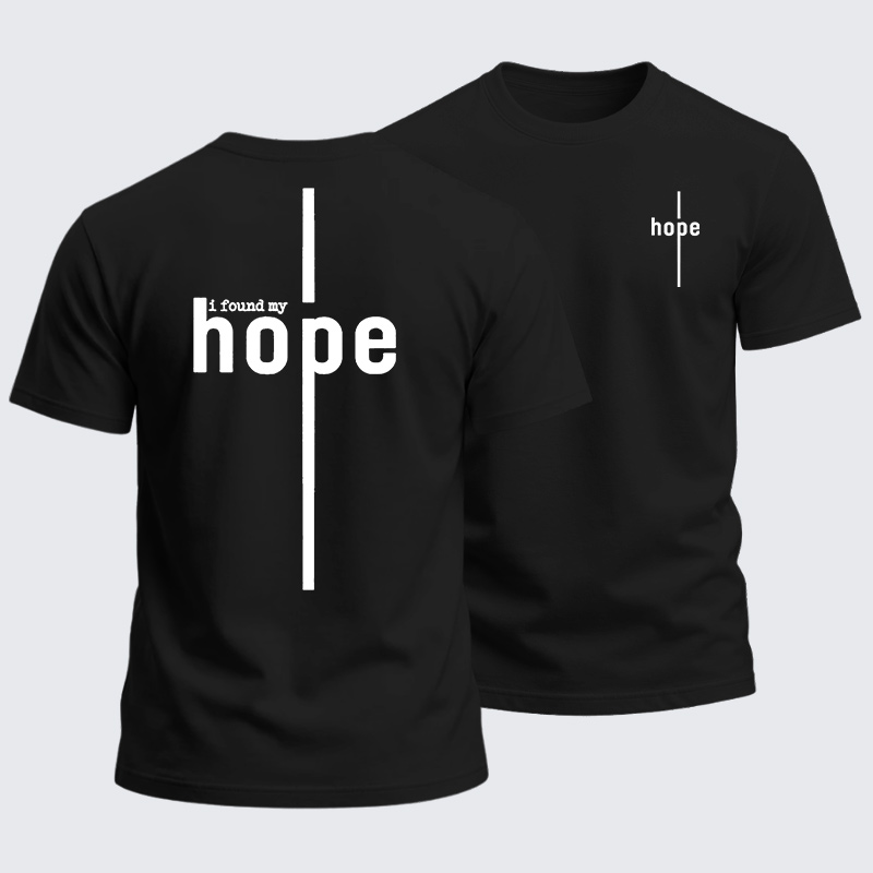 Heavyweight Cotton Tee - I Found My Hope