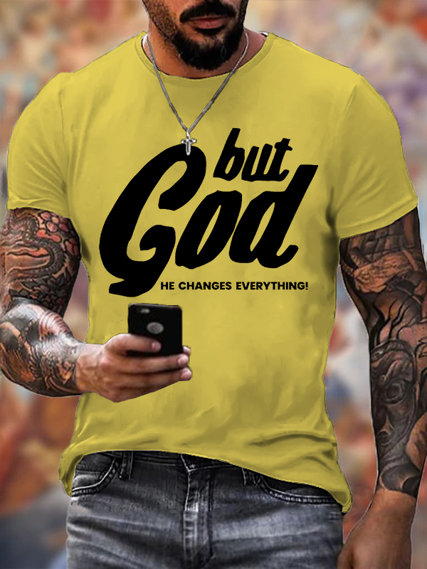 But God Jesus God Christian Cotton T-Shirt