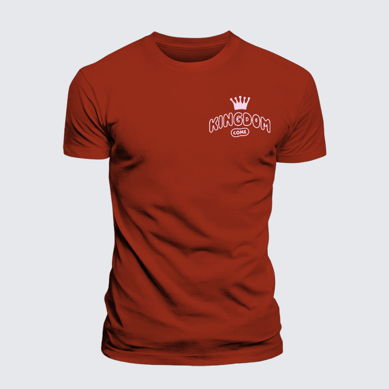 Kimgdom Come Jesus God Christian Premium Mercerized Cotton Tee
