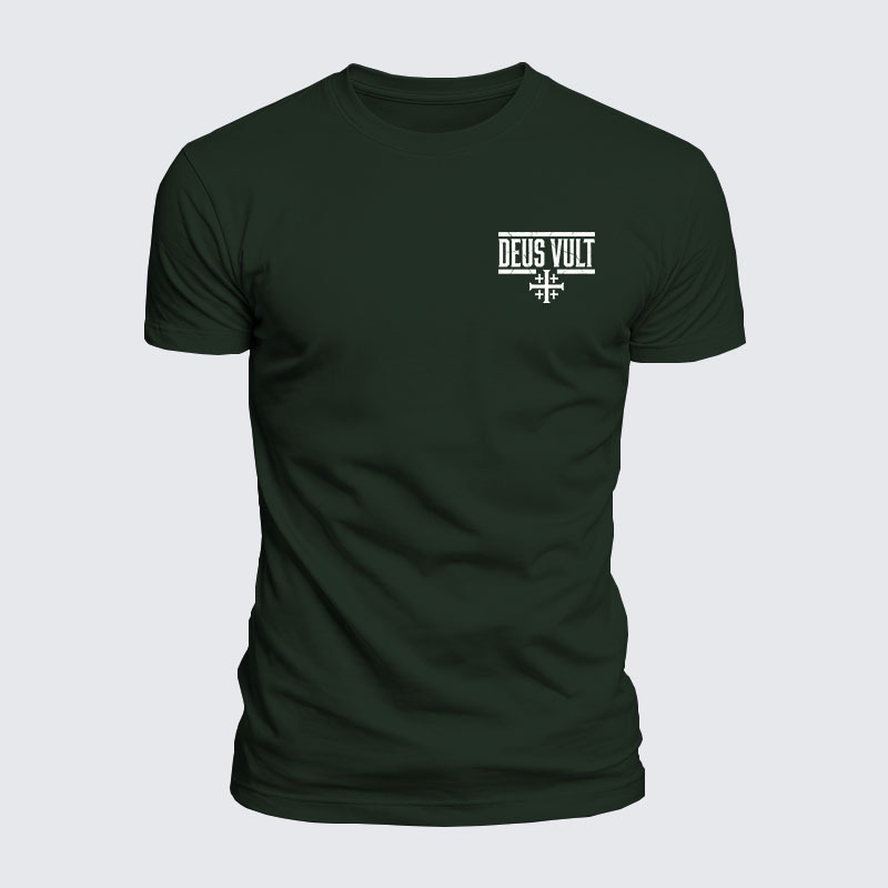Luxe Mercerized Cotton Tee - Deus Vult