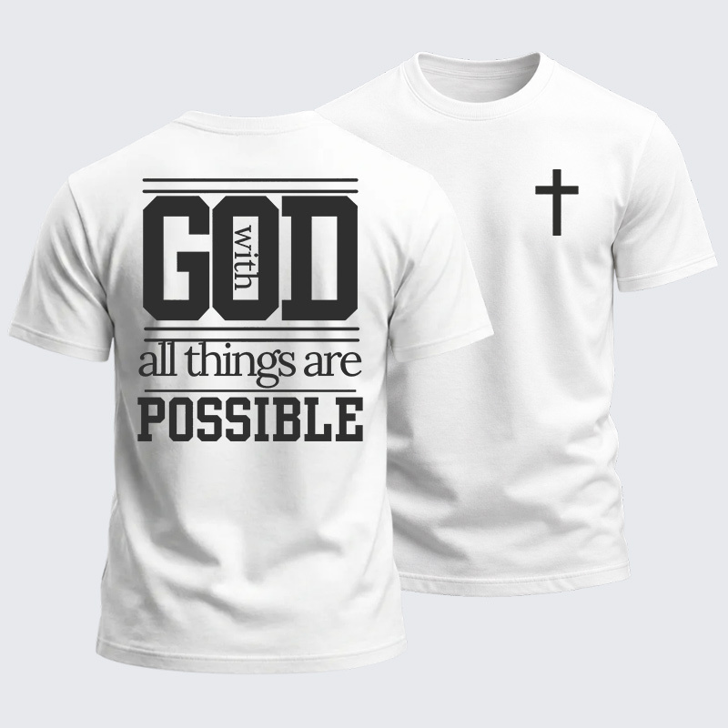 Heavyweight Cotton Tee - Christian Faith