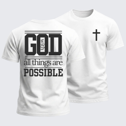 Heavyweight Cotton Tee - Christian Faith