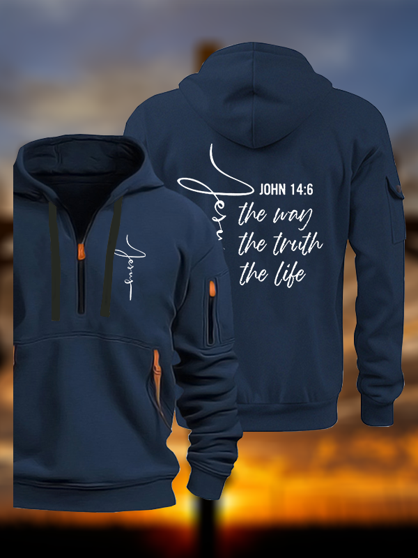 Jesus The Way The Truth The Life Jesus God Christian Zipper Hoodies