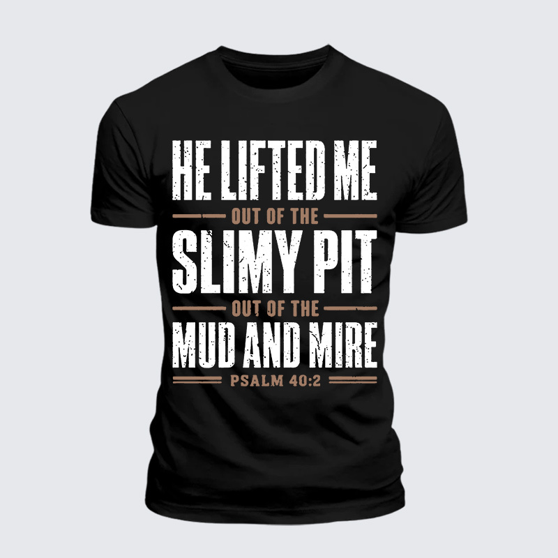 Man Of God Husband Dad Jesus God Christian Cotton T-Shirt