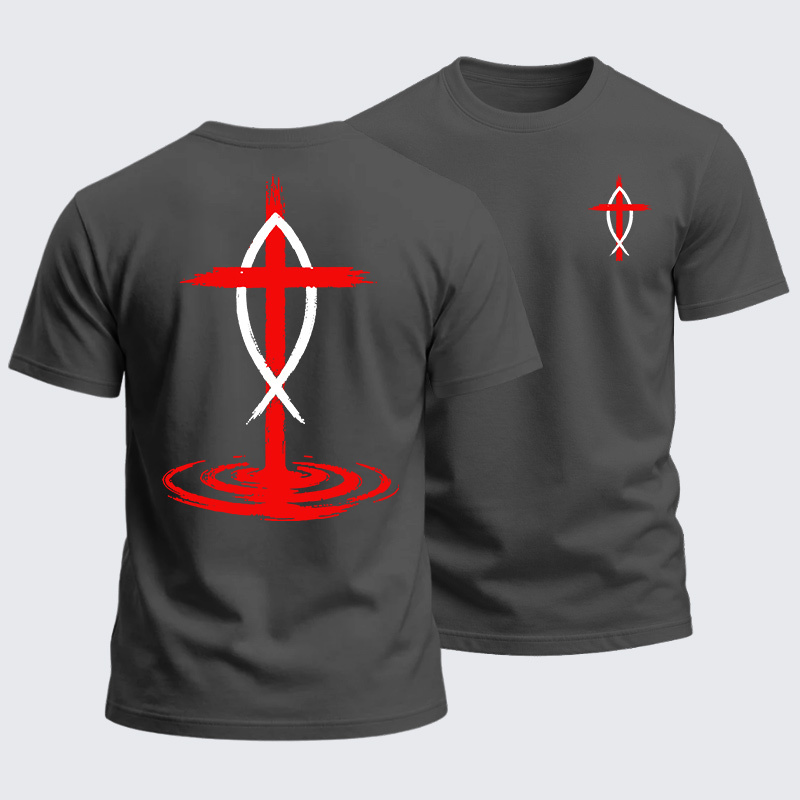 Heavyweight Cotton Tee - The Fisher’s Cross