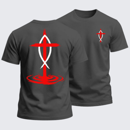 Heavyweight Cotton Tee - The Fisher’s Cross