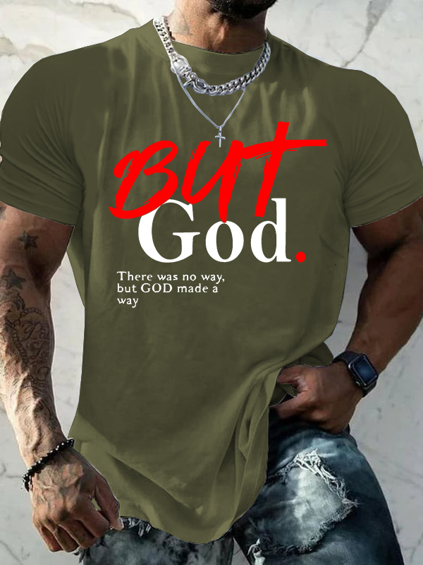 But God Jesus God Christian Cotton T-Shirt
