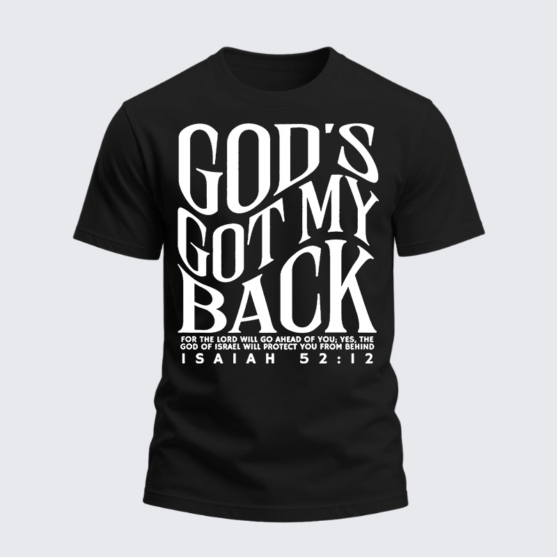 Heavyweight Cotton Tee - God's Got My Back