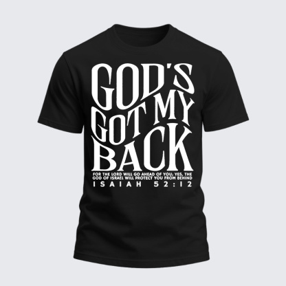 Heavyweight Cotton Tee - God's Got My Back